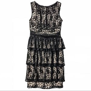 Maggy London Tiered Cocktail Dress